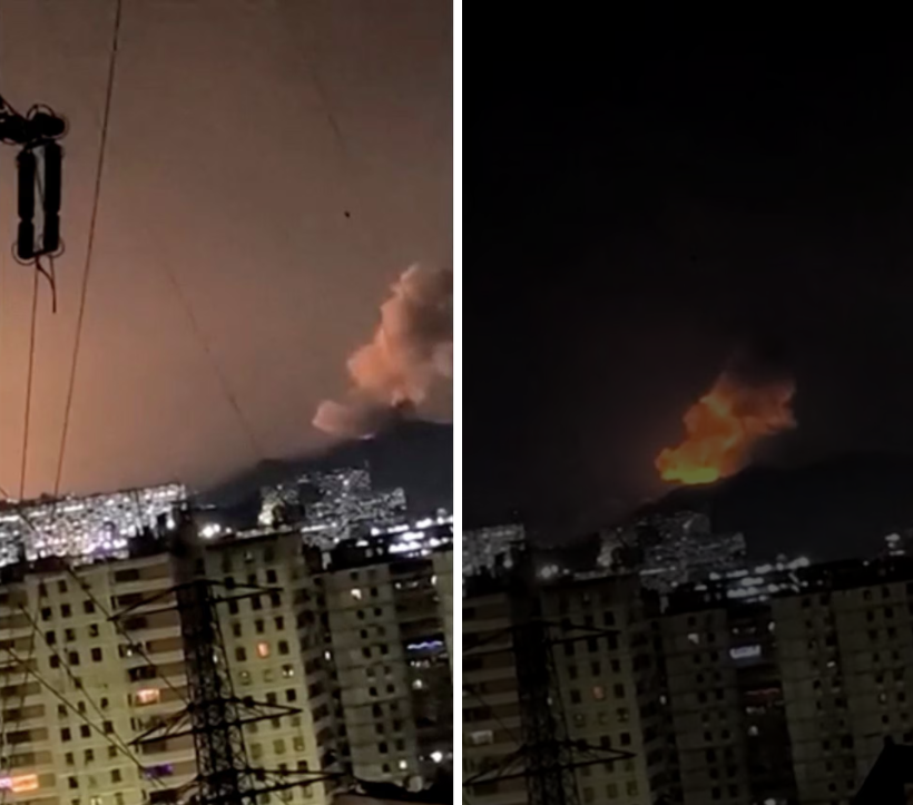 Nhiều tiếng nổ lớn ở thủ đô Caracas, Venezuela